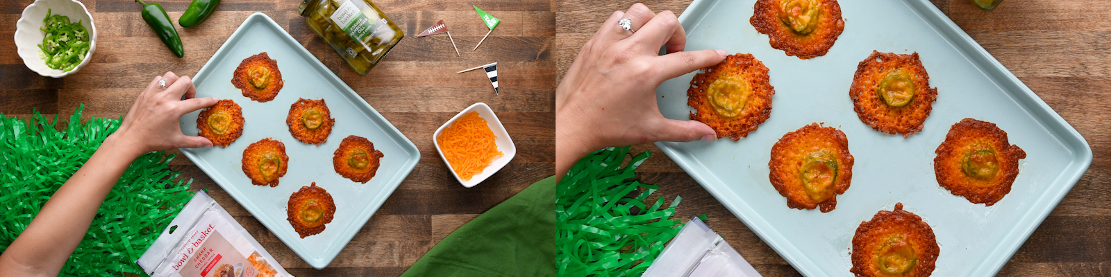 Poppable Cheesy Pickle Chips